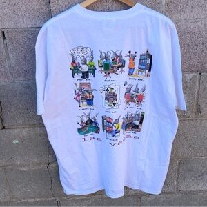 Vintage Las Vegas shirt XL Humor Funny Novelty Tee 2002